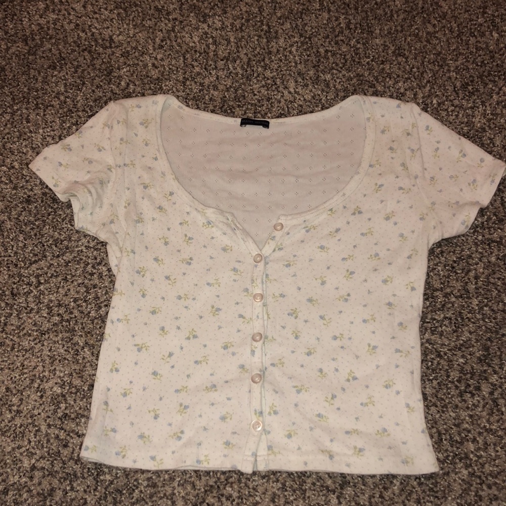 brandy melville flower top